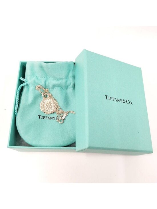 Tiffany & Co Necklace Sunflower GO 925 Sterling Silver